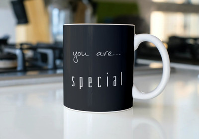 BE UNIQUE You Are Special Attractive Design Ceramic Coffee Mug(325 ml)