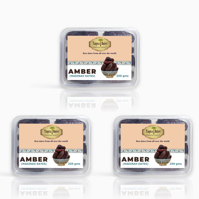 TAQWA DATES AMBER MADINAH DATES Dates(3 x 250 g)