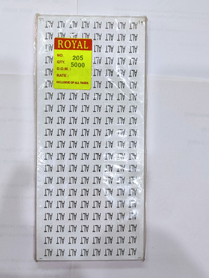 ROYAL STIC ALT Self Adhesive Paper Label(Black)