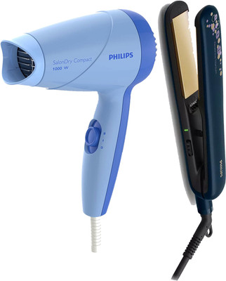 PHILIPS BHS397 & HP8142 Personal Care Appliance Combo Personal Care Appliance Combo (Hair Dryer, Hair Straightener)