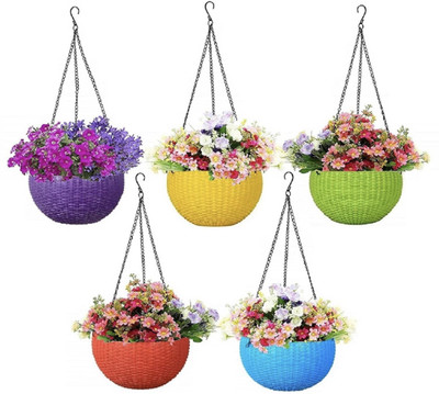 DAZZLE AGRI Plant Container Set(Pack of 5, Plastic)
