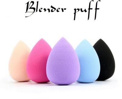 Alkaf Makeup Beauty Foundation Cream Powder Liquid Blender Puff Pack of 5