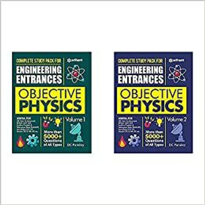 Objective Physics (Vol 1+2) For Engineering Entrances 2022 (Set Of 2 Books)(Paperback, DC PANDEY)