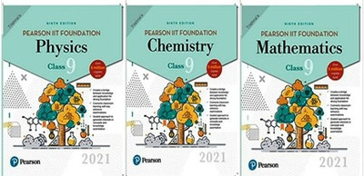 Combo Of Pearson IIT Foundation Mathematics,Physics,Chemistry | Class 9| 2021 Edition|(Paperback, Trishna)