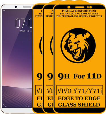 HQ Protection Edge To Edge Tempered Glass for VIVO Y71(Pack of 3)