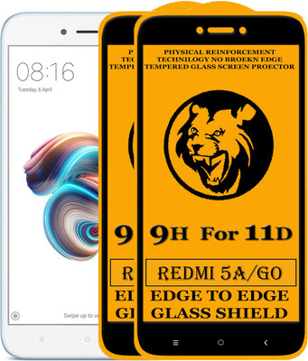 HQ Protection Edge To Edge Tempered Glass for Mi Redmi 5A(Pack of 2)