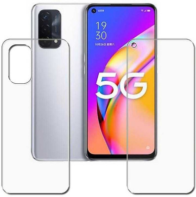 DOWRVIN Front and Back Tempered Glass for OPPO A93s 5G(Pack of 1)