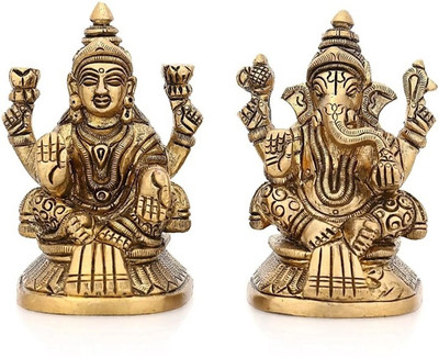 PUCHCHI Decorative Showpiece  -  7.7 cm(Brass, Gold)