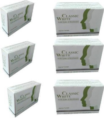 Classic White Double system Skin Brightening Advance Soap(6 x 85 g)