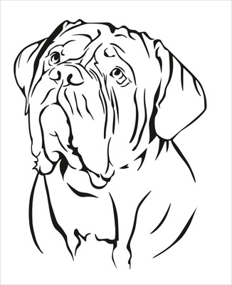 Sahaj Décor 70 cm Dog Wall Stickers Size -(Pack Of 1) Self Adhesive Sticker(Pack of 1)