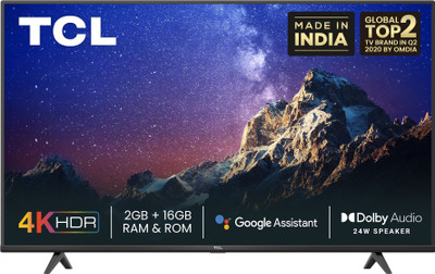 TCL P615 164 cm (65 inch) Ultra HD (4K) LED Smart Android TV(65P615)