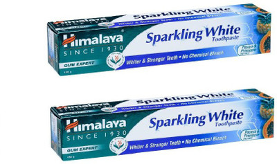 HIMALAYA Sparkling White Toothpaste 150 gm ( pack of 2 ) Toothpaste(300 g, Pack of 2)