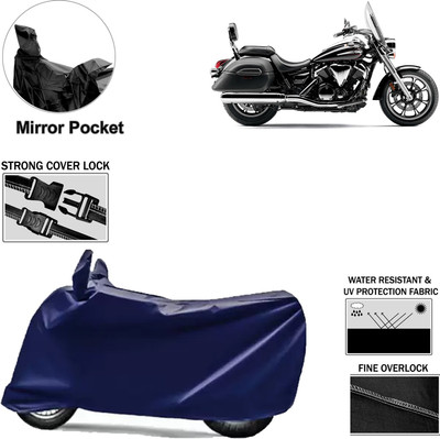 aksmit Two Wheeler Cover for TVS(Star, Blue)