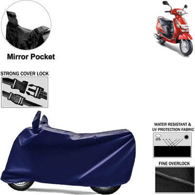 aksmit Two Wheeler Cover for Mahindra(Duro, Blue)