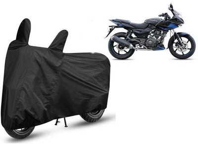 Mdstar Waterproof Two Wheeler Cover for Bajaj(Pulsar 220F, Black)