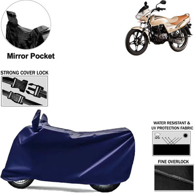 Rhtdm Two Wheeler Cover for LML(Freedom, Blue)