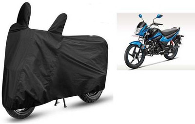 THAPA Waterproof Two Wheeler Cover for Hero(Splendor I Smart, Black)