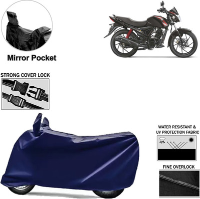 aksmit Two Wheeler Cover for Suzuki(Sling Shot Plus, Blue)