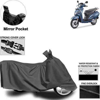 aksmit Two Wheeler Cover for Honda(Activa 125, Grey)
