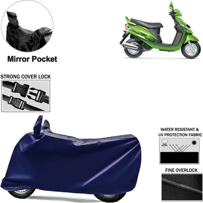 aksmit Two Wheeler Cover for Mahindra(Rodeo RZ, Blue)