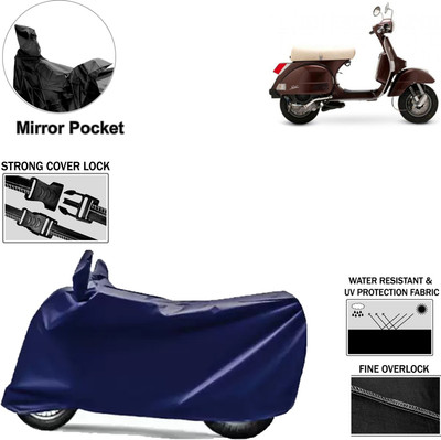 aksmit Two Wheeler Cover for TVS(Star Euro, Blue)