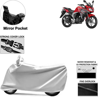 Rhtdm Two Wheeler Cover for Yamaha(R15 s, Silver)