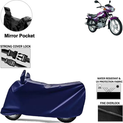 aksmit Two Wheeler Cover for TVS(Star City, Blue)