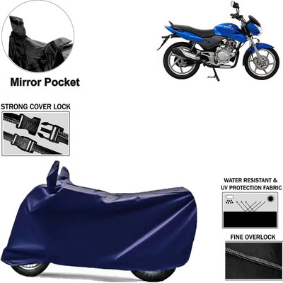 aksmit Two Wheeler Cover for Bajaj(DTS-i, Blue)