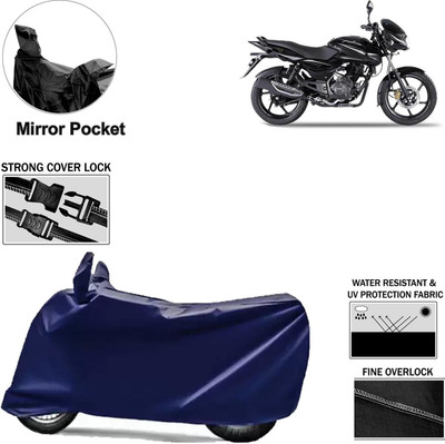 Rhtdm Two Wheeler Cover for Bajaj(Pulsar 150, Blue)