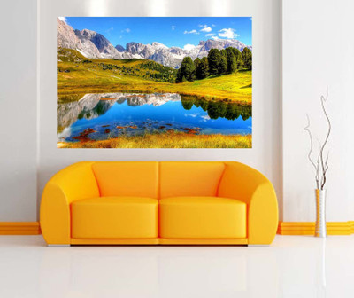 BPDESIGNSOLUTION Decorative Multicolor Wallpaper(92 cm x 60 cm)