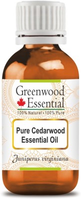 Greenwood Essential Pure Cedarwood Essential Oil (Juniperus virginiana)(15 ml)
