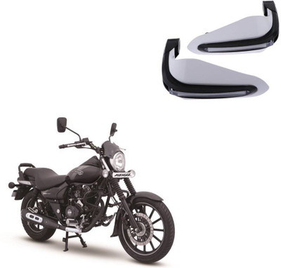 Buras NEW BEST QUALITY WHITE SHINING PROTECTIVE HANDGUARD FOR AVENGER 160 Handlebar Hand Guard(Bajaj)