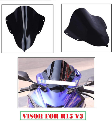 Golden Fox Visor for R15 V3 Bike Bike Windshield