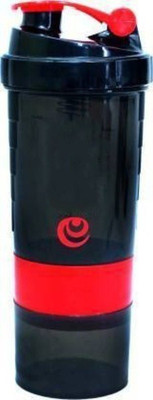 Anadya 500 ml Plastic Shaker(Pack of 1, Black)