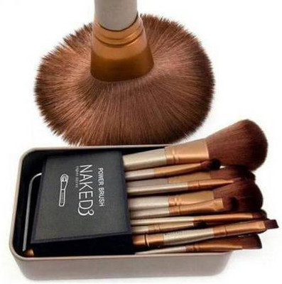 Glemmi real techniques makeup brush set with storage box(Pack of 12)