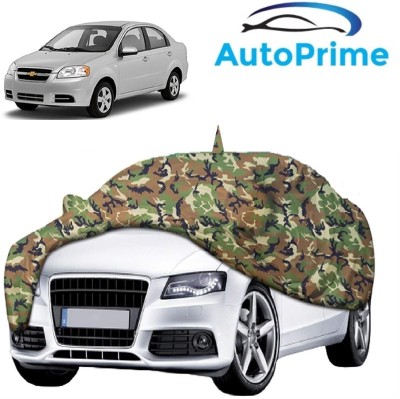 Autoprime Car Cover For Chevrolet Aveo (With Mirror Pockets)(Multicolor)