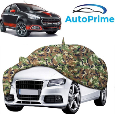 Autoprime Car Cover For Fiat Abarth Punto (With Mirror Pockets)(Multicolor)