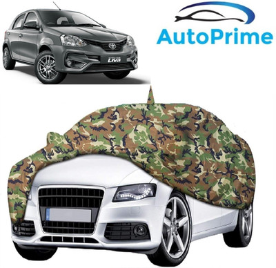 Autoprime Car Cover For Toyota Etios Liva (With Mirror Pockets)(Multicolor)