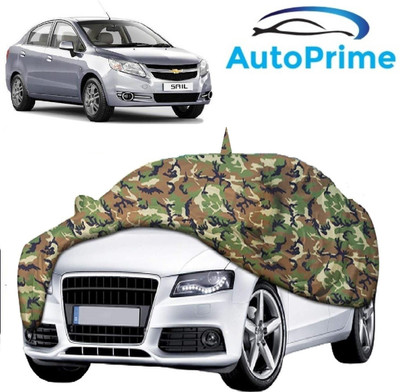 Autoprime Car Cover For Chevrolet Sail (With Mirror Pockets)(Multicolor)