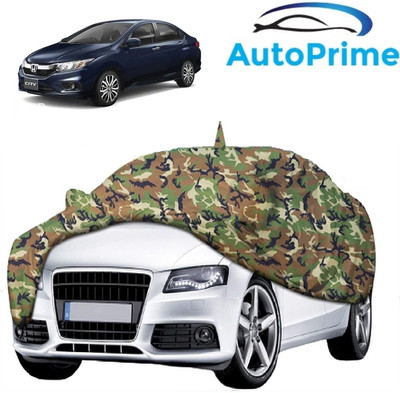 Autoprime Car Cover For Honda City Facelift (With Mirror Pockets)(Multicolor)
