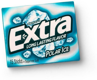 Wrigleys Extra Polar Ice Sugar free Gum, 2 x 40.5 Polar Ice Chewing Gum(2 x 40.5 g)