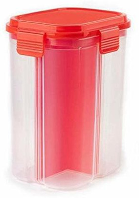PGK TRADERS Plastic Grocery Container  - 2000 ml(Red)