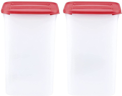 Cutting EDGE Plastic Utility Container  - 7.5 L(Pack of 2, Red)