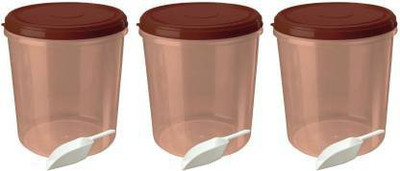 YASHODEEP PLASTIC Plastic Utility Container  - 15000 ml(Pack of 3, Brown)