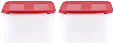 Cutting EDGE Plastic Utility Container  - 3 L(Pack of 2, Red)