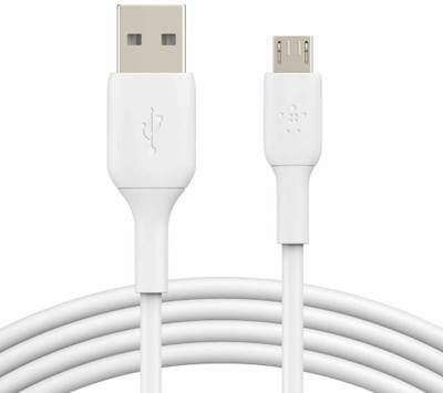 PARANDIV Micro USB Cable 1 m Fast Charging & Data Sync 2.4A High Quality Micro USB Charging & Data Cable(Compatible with Micro Usb Devices, White, One Cable)