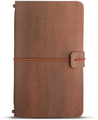 Pennline Quikrite Pebl A5 Journal Ruled & Plain 72 Pages(Rustic Brown)