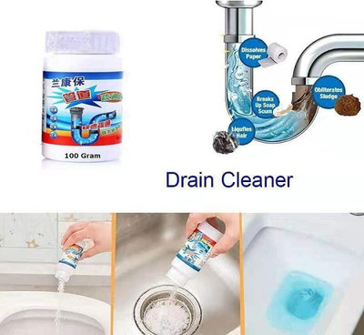 Hoaxer Powder Agent for Toilet Pipe Dredging Powder Drain Opener(110 g)