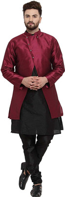 abeer fashion Men Kurta Churidar Ethnic Jacket Set