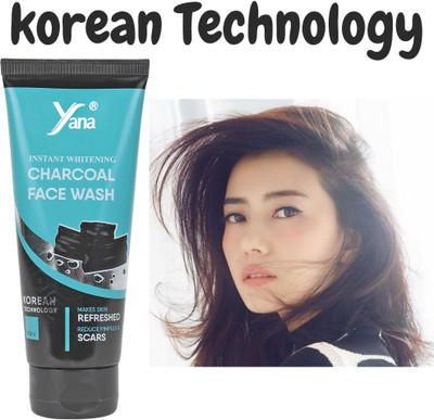 Yana INSTANT WHITENING CHARCOAL FACE WASH Face Wash(60 ml)